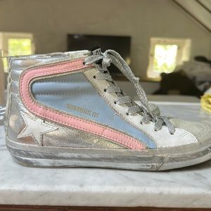 Size 7 golden goose sneakers
